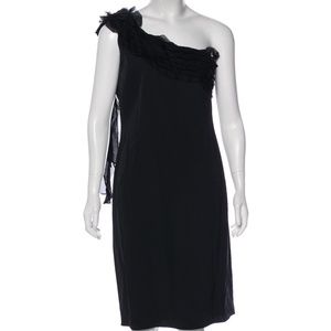 🛍 ON SALE 🛍Valentino One-shoulder Black Dress